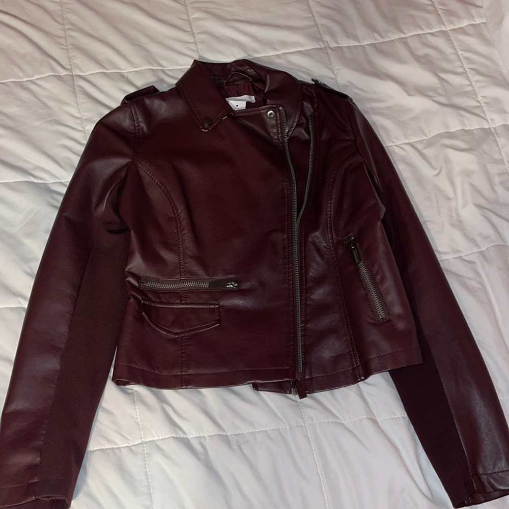 New York & Company Leather Jacket